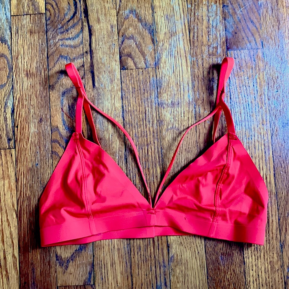 UO Out From Under Red Bralette